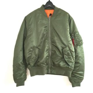 アルファインダストリーズ(ALPHA INDUSTRIES)のアルファ ブルゾン メンズ - カーキ(ブルゾン)