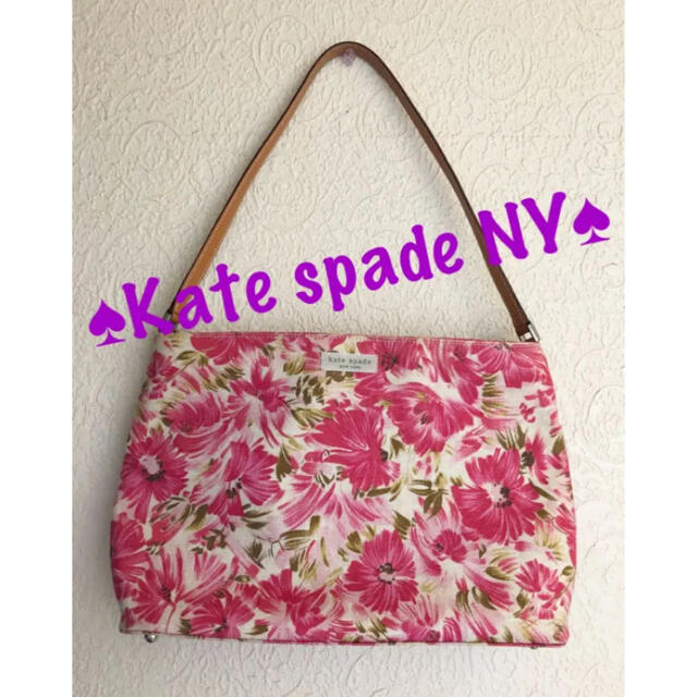 kate spade new york(ケイトスペードニューヨーク)のケイトスペードNY 肩掛けok バッグ　お花柄 レディースのバッグ(ハンドバッグ)の商品写真