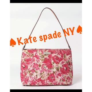 ケイトスペードニューヨーク(kate spade new york)のケイトスペードNY 肩掛けok バッグ　お花柄(ハンドバッグ)
