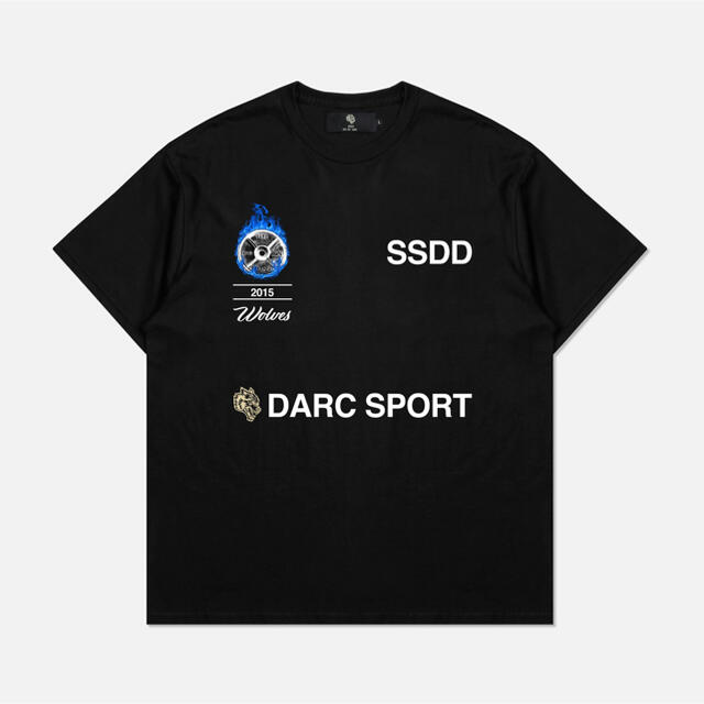 VANQUISH(ヴァンキッシュ)の【DarcSport】SSDD BLUE OVERSIZED Tシャツ［L］ メンズのトップス(Tシャツ/カットソー(半袖/袖なし))の商品写真