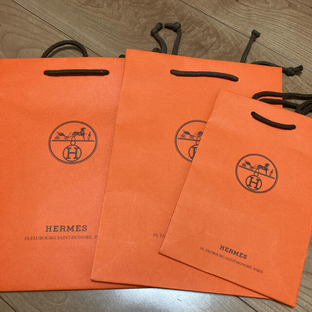 Hermes(エルメス)のエルメスショッパー3枚 レディースのバッグ(ショップ袋)の商品写真
