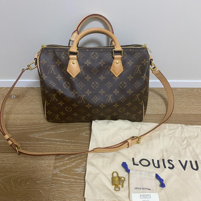 LOUIS VUITTON(ルイヴィトン)の【えむ様】ルイヴィトン モノグラム スピーディー30 未使用　ショルダーあり レディースのバッグ(ボストンバッグ)の商品写真