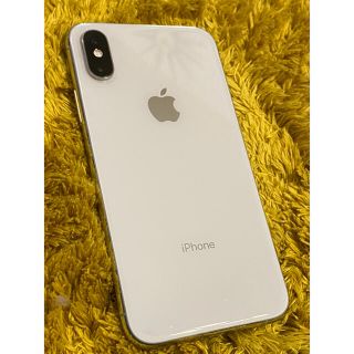 アイフォーン(iPhone)のiPhone Xs Silver 64GB SIMフリー(スマートフォン本体)