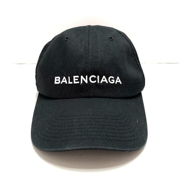 Balenciaga - バレンシアガ キャップ - 黒×白 コットンの+