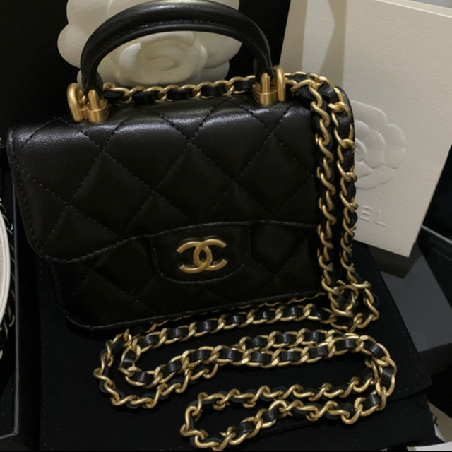 CHANEL(シャネル)の21’新作完売CHANELマトラッセミニゴールド金具チェーンショルダコインパース レディースのバッグ(ショルダーバッグ)の商品写真