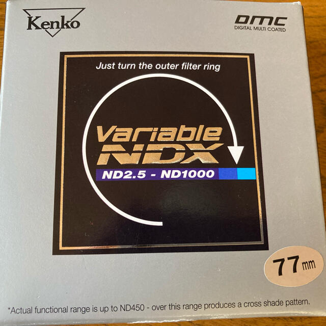値下げKENKO　VARIABLE NDX 77mm ステップアップリング付き