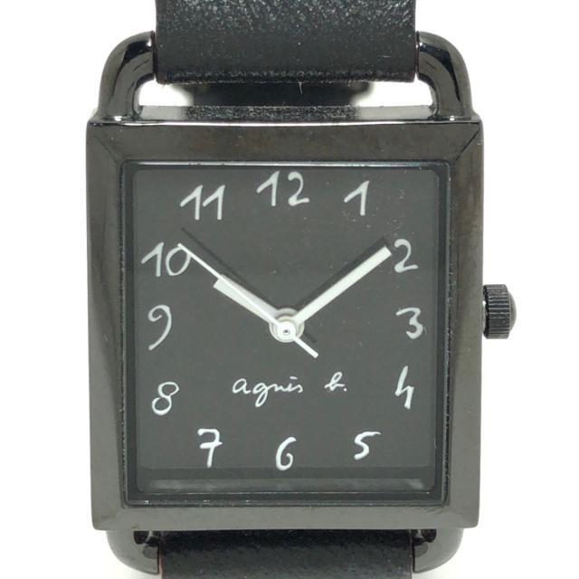 agnes b.(アニエスベー)のアニエスベー 腕時計 - VJ21-K968 黒 レディースのファッション小物(腕時計)の商品写真