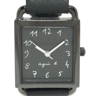 アニエスベー(agnes b.)のアニエスベー 腕時計 - VJ21-K968 黒(腕時計)