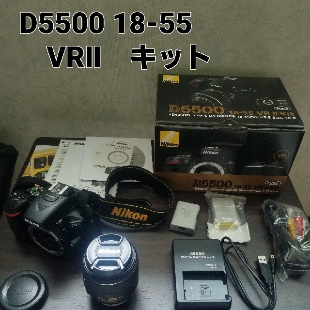 NIKON D5500 18-55 VRⅡ　キット　おまけ付き!