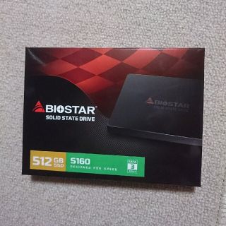 BIOSTAR SSD 512GB 【新品未使用品】(PCパーツ)