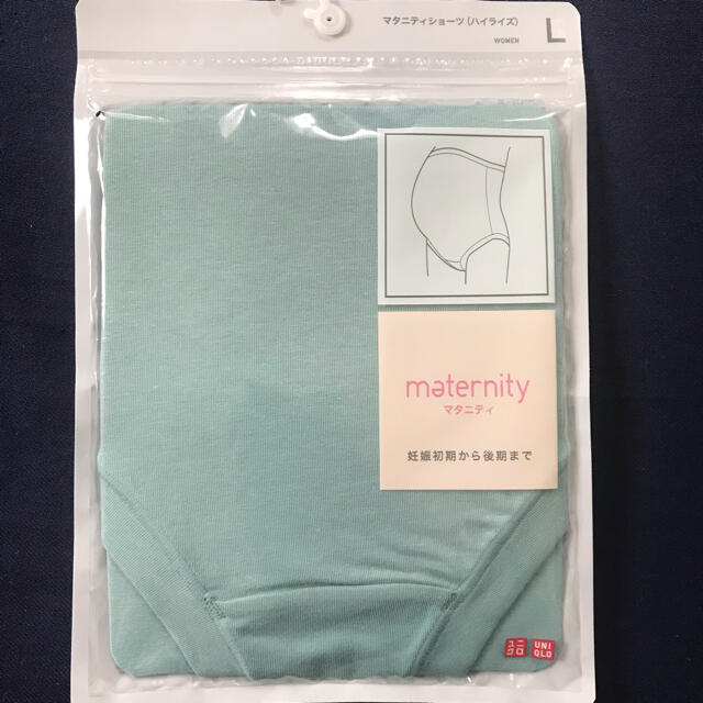 UNIQLO(ユニクロ)の【新品】ユニクロ　UNIQLO マタニティショーツ  ハイライズ　妊婦　下着 キッズ/ベビー/マタニティのマタニティ(マタニティ下着)の商品写真