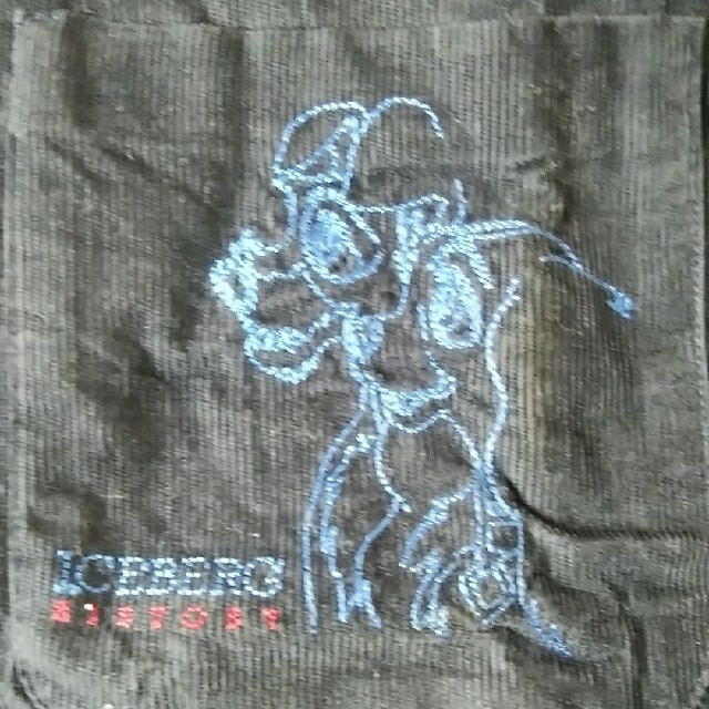イタリア製　ICEBERG 刺繍ロゴ 長袖コーデュロイシャツ