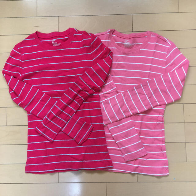 GAP(ギャップ)のGAP  ボーダーロングTシャツ　2枚 レディースのトップス(Tシャツ(長袖/七分))の商品写真