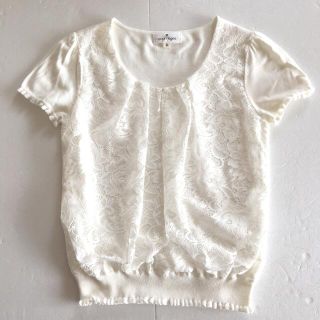 クレージュ(Courreges)のCourreges  アンサンブル(半袖ニット&カーディガン)(アンサンブル)