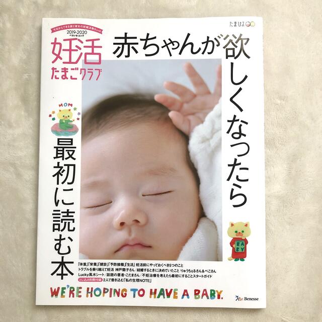 妊活たまごクラブ 赤ちゃんが欲しくなったら最初に読む本 ２０１９－２０２０ エンタメ/ホビーの雑誌(結婚/出産/子育て)の商品写真