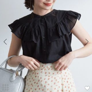 ヴィス(ViS)の新品！タグ付！♥️Vis♥️【オーガニックコットン】ビックカラーブラウス。Ｆ。(シャツ/ブラウス(半袖/袖なし))