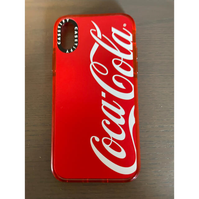 コカ・コーラ(コカコーラ)のcasetify iPhone XSケース　コカコーラ スマホ/家電/カメラのスマホアクセサリー(iPhoneケース)の商品写真