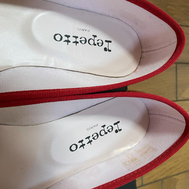 repetto(レペット)のrepetto レペット　赤　BRIGITTE  37ハーフ レディースの靴/シューズ(バレエシューズ)の商品写真