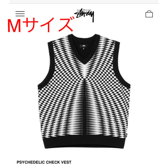 Stussy PSYCHEDELIC CHECK VEST M