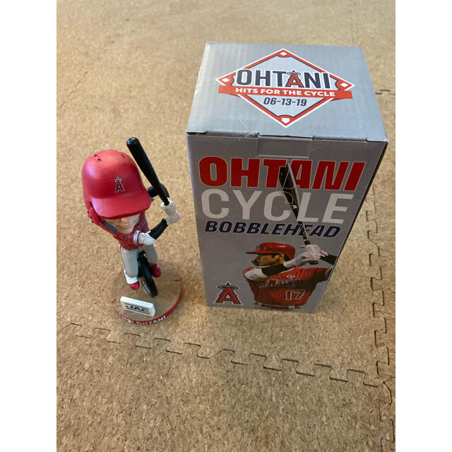 100 ％品質保証 スタジアム限定配布】大谷翔平 サイクルヒット バブルヘッド スポーツ選手