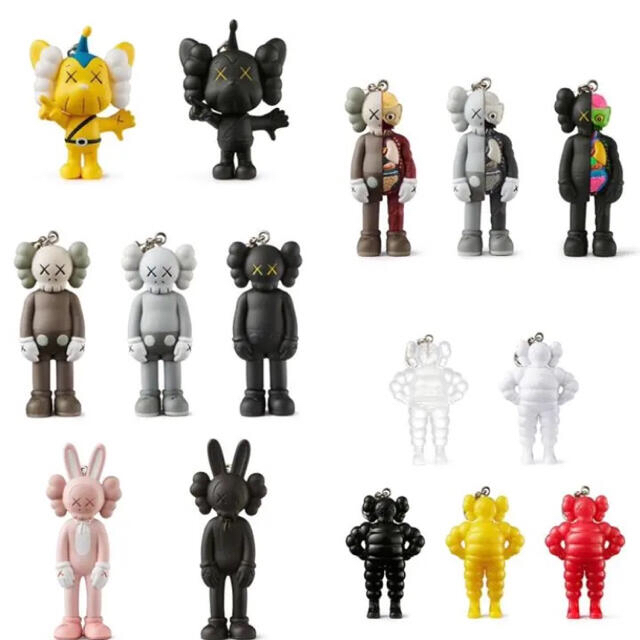 KAWS TOKYO FIRST キーホルダー 15点セット 新品 未開封 エンタメ/ホビーのおもちゃ/ぬいぐるみ(キャラクターグッズ)の商品写真