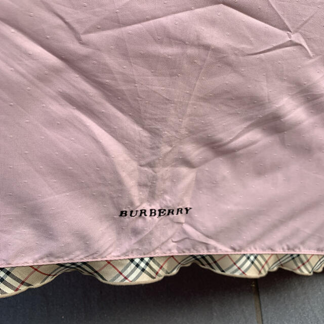 BURBERRY(バーバリー)のバーバリー　ピンク折りたたみ傘 レディースのファッション小物(傘)の商品写真