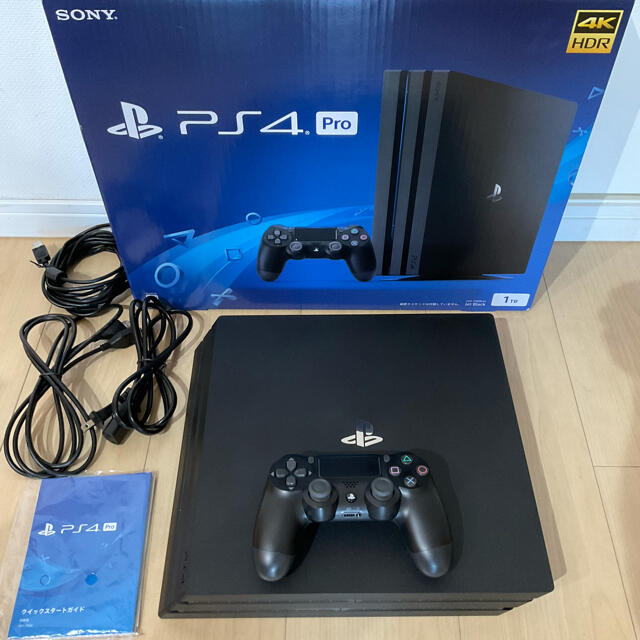 すぐ遊べる】PS4 Pro 本体 4K画質 1TB 美品 ＋ おまけ - www