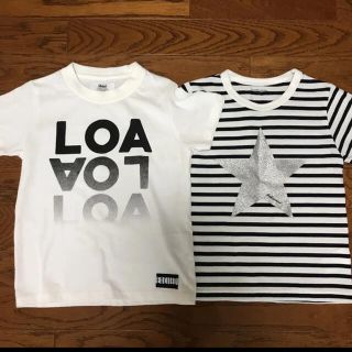 グローバルワーク(GLOBAL WORK)のTシャツ2枚セット　120(Tシャツ/カットソー)