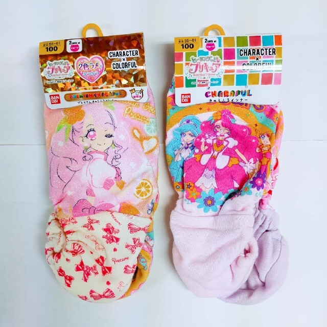 BANDAI(バンダイ)のショーツ4枚組(ヒーリングっどプリキュア) キッズ/ベビー/マタニティのキッズ服女の子用(90cm~)(下着)の商品写真