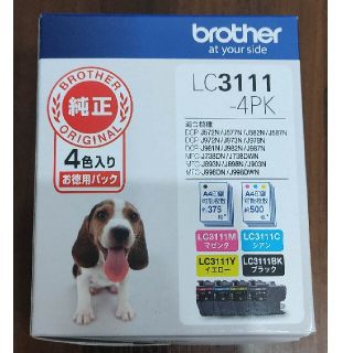 ブラザー(brother)のbrother（ブラザー）純正インクカートリッジ4色パック LC3111-4PK(オフィス用品一般)