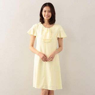 トゥービーシック(TO BE CHIC)の新品　TO BE CHIC 【ウォッシャブル】可愛いストレッチワンピース　40(ひざ丈ワンピース)