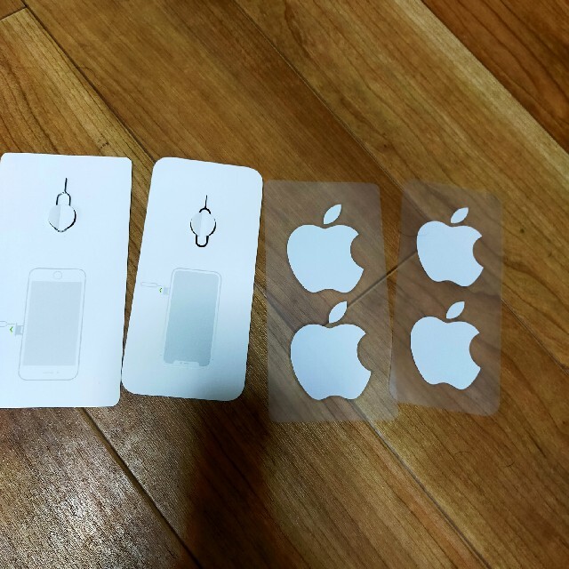 が大特価！ appleシールとSIMピン