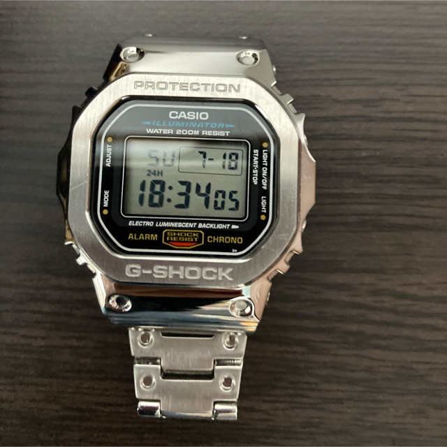 G-SHOCK フルメタル シルバーカスタム-