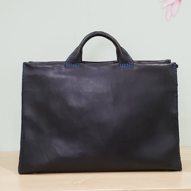 HERZ(ヘルツ)のゆう様専用　#青山HERZ (ヘルツ)　#ブリーフケース#紺とブルー メンズのバッグ(バッグパック/リュック)の商品写真