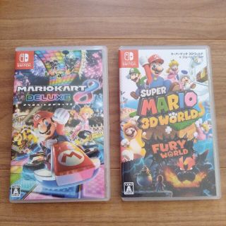 ニンテンドースイッチ(Nintendo Switch)のマリオカート8デラックス　マリオ3Dワールド　任天堂スイッチソフトswitch(家庭用ゲームソフト)