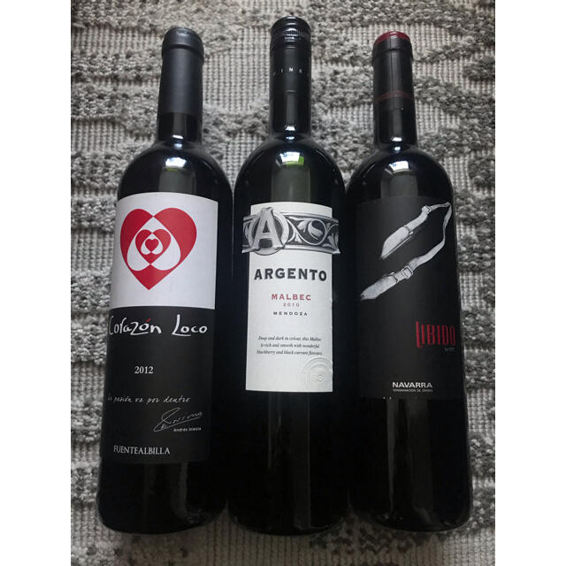 ミディアムボディ赤ワイン　3本セット 食品/飲料/酒の酒(ワイン)の商品写真