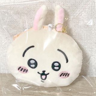 ちいかわ フェイスパスケース うさぎ タグ付き新品 もふもふ  ウサギ(キャラクターグッズ)