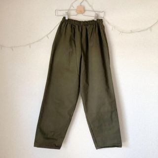 ビームスボーイ(BEAMS BOY)の古着 イージーパンツ チノパンツ カーゴパンツ オリーブ S (ワークパンツ/カーゴパンツ)