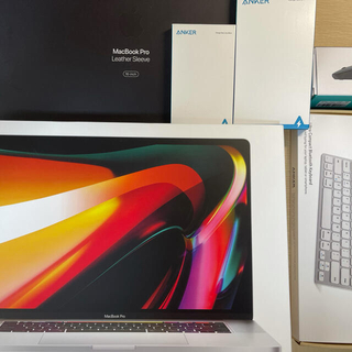 マック(Mac (Apple))の【セット】Macbook Pro 16インチ 2019 シルバー 16GB(ノートPC)