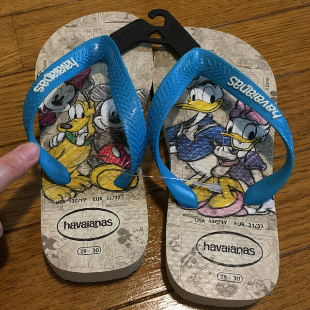 havaianas(ハワイアナス)のディズニー　ハワイアナス　ビーチサンダル　19㎝ キッズ/ベビー/マタニティのキッズ靴/シューズ(15cm~)(サンダル)の商品写真