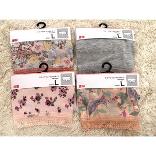 ユニクロ(UNIQLO)のUNIQLO ショーツ　L 4枚セット(ショーツ)