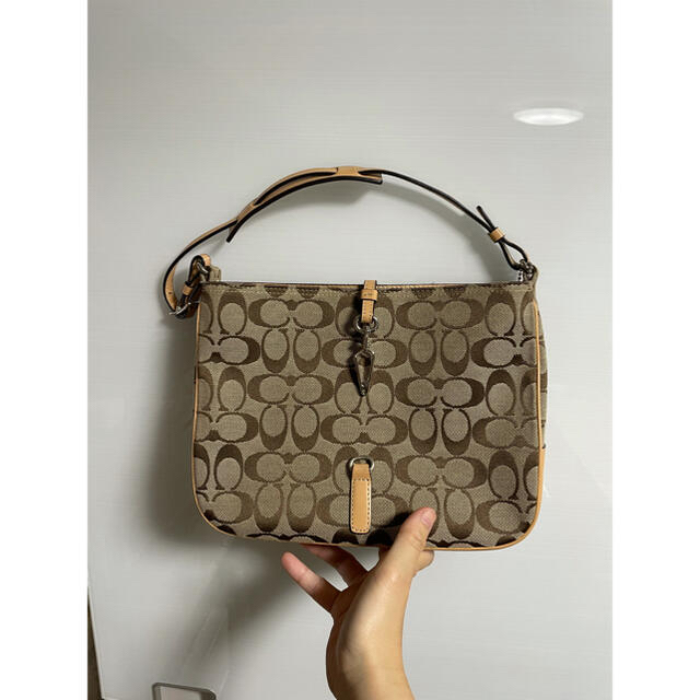 COACH コーチ ハンドバッグ クリップホーボー シグネチャー