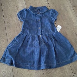 ベビーギャップ(babyGAP)の新品☆babyGAP☆80デニムワンピース(ワンピース)