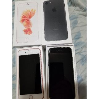 アイフォーン(iPhone)のiPhone7 32GBとiPhone6s 64GBのセット(スマートフォン本体)