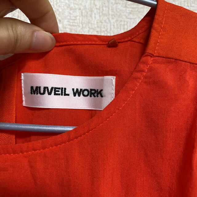 MUVEIL WORK(ミュベールワーク)のMUVEIL WORK  ミュベールワーク  ブラウス レディースのトップス(シャツ/ブラウス(半袖/袖なし))の商品写真