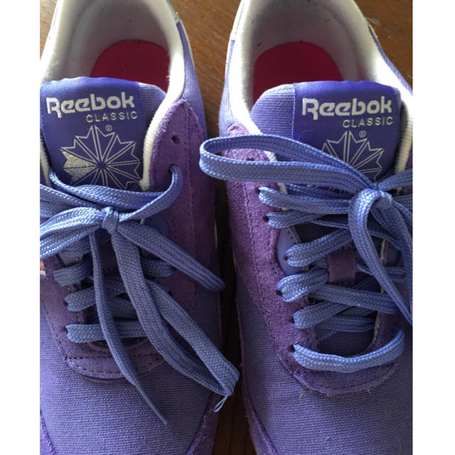 Reebok(リーボック)のReebok classic リーボック スニーカー パープル 24.5cm レディースの靴/シューズ(スニーカー)の商品写真