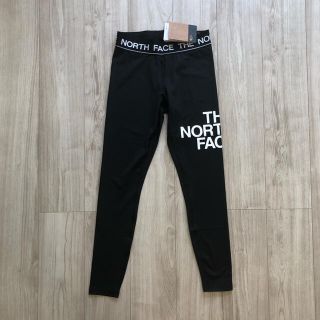 ザノースフェイス(THE NORTH FACE)の【人気】海外限定　ノースフェイス　速乾　ビッグロゴ　トレーニング　レギンス　S(レギンス/スパッツ)