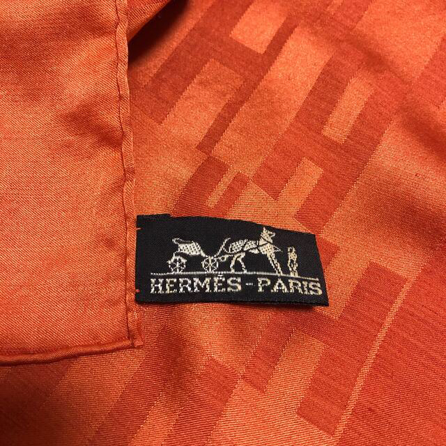 Hermes(エルメス)のエルメス☆ストール☆エルメスオレンジ☆レディース レディースのファッション小物(ストール/パシュミナ)の商品写真