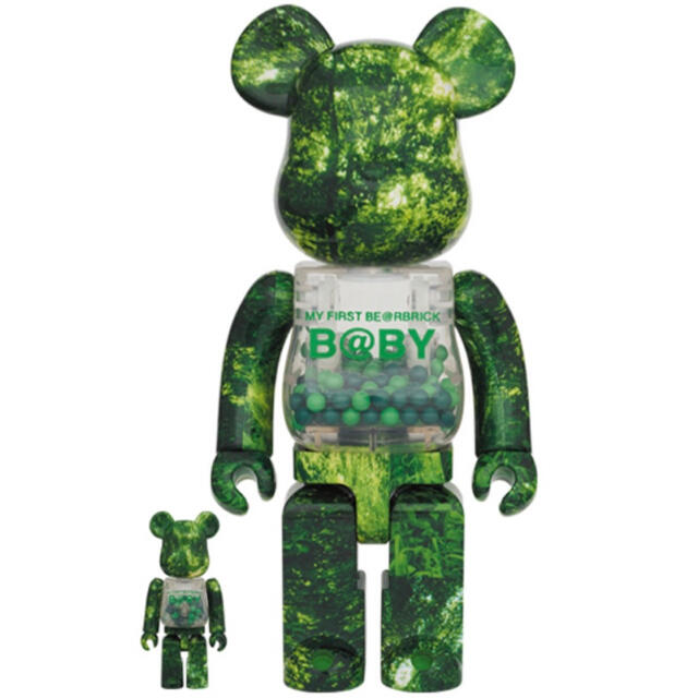 MEDICOM TOY(メディコムトイ)のMY FIRST BE@RBRICK B@BY FOREST GREEN Ver エンタメ/ホビーのおもちゃ/ぬいぐるみ(キャラクターグッズ)の商品写真