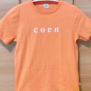 コーエン(coen)のcoenオレンジ　夏　おしゃれ　Lサイズ　メンズ　未使用汚れなし　T-shirt(Tシャツ/カットソー(半袖/袖なし))